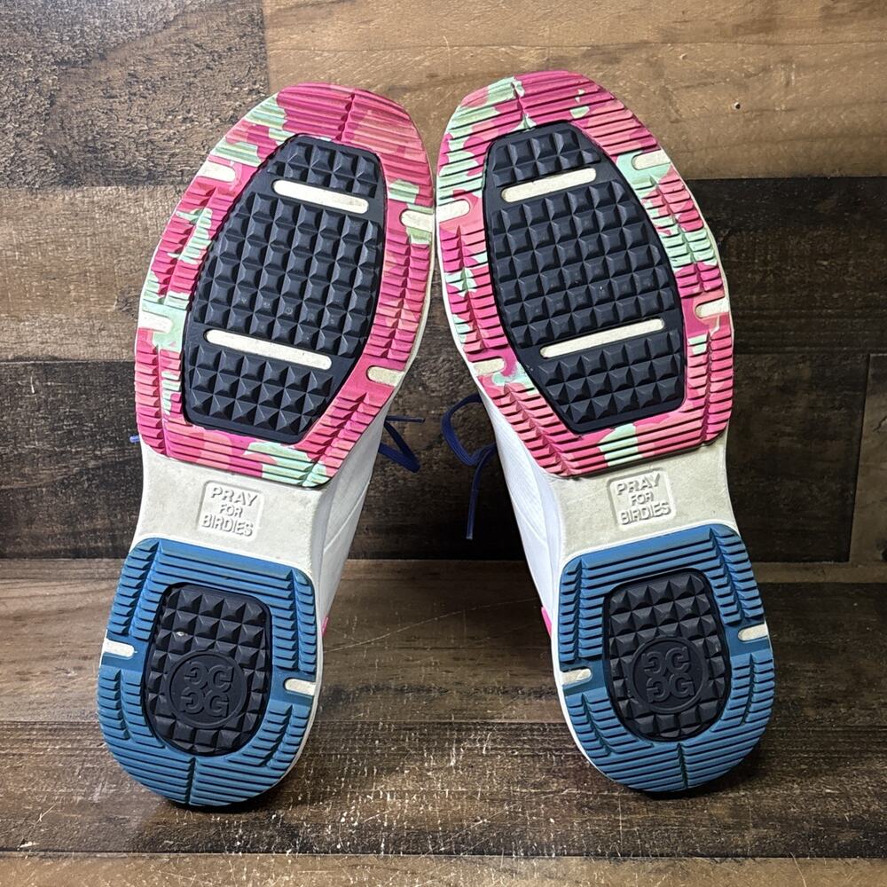G/Fore GFORE MG4+ Ghost Project Golf Shoe Sneakers 11.5 Pink White NO INSOLES - Picture 7 of 9